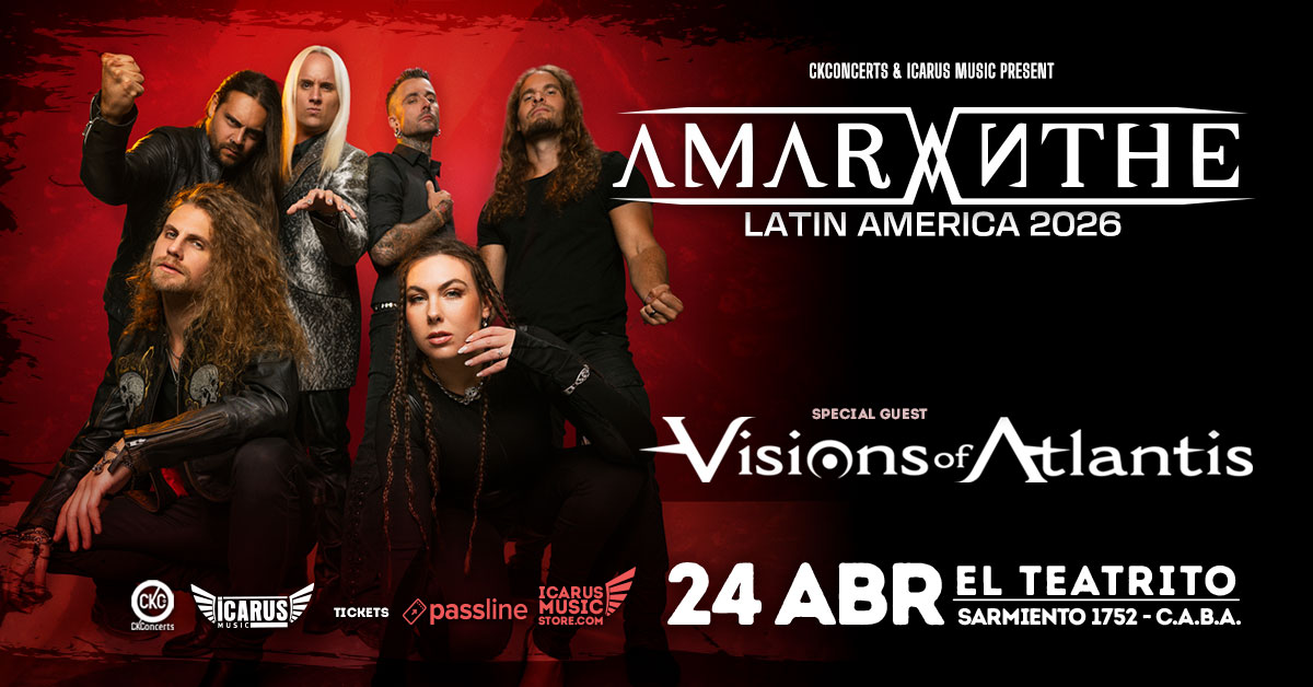 AMARANTHE + VISIONS OF ATLANTIS