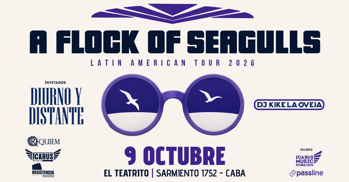 Afiche de A FLOCK OF SEAGULLS